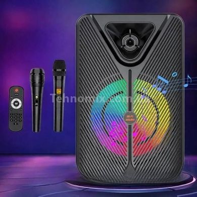 Колонка безпровідна з RGB підсвічуванням 40Вт Bluetooth, AUX, USB SPS ZQS15123 Чорна
