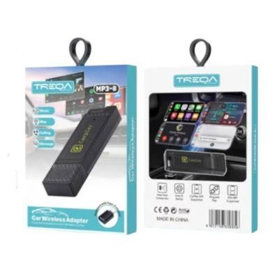 Адаптер беспроводной CarPlay МР3-8 Wi-Fi USB Черный