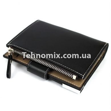 Мужской кошелек клатч портмоне Baellerry D1282 Чёрный