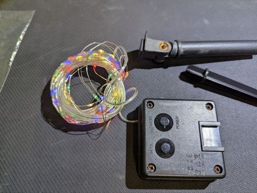 УЦЕНКА! Гирлянда Капля росы RGB с солнечной панелью 10м 100led SFK-15