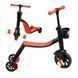 Самокат-велобіг від з педалями Scooter 3в1 БЕЗ УПАКОВКИ Червоний