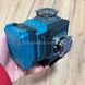 Лазерный уровень нивелир аккмуляторный с магнитной подставкой 4D Черный с голубым
