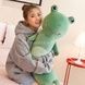 Игрушка батон Жаба 70 см Зеленая