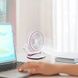 Вентилятор настольный аккумуляторный с Led подсветкой Hurry Bolt HB-2019 Белый с розовым