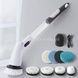 Щетка аккумуляторная для уборки со сменными насадками Cleaning brush Белая