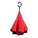 Зонт наоборот Up Brella однотонный Красный