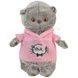 Игрушка мягкая Кот Басик в свитере 30см В розовом