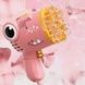 Пистолет детский автоматический для мыльных пузырей Bubble blaster AND 636-73 Розовый