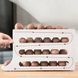Органайзер для зберігання яєць у холодильнику Egg Storage Box Білий