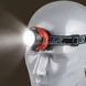 Фонарь налобный на батарейках 1801-COB+LED Черный с красным