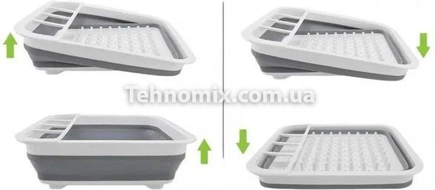 Піддон для посуду і кухонних приладів Multi-Functional Folding Bowl Tray