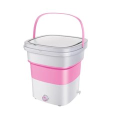 Складная стиральная машина Mini Washing Machine Розовая