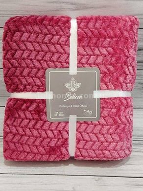Плед Belizza Kapadokya bordo 200х220см Микрофибра
