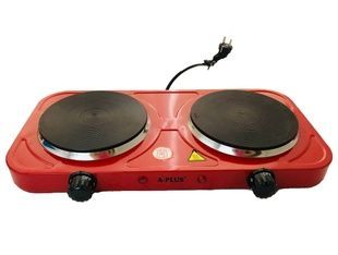 Электроплита на 2 конфорки Hot Plate A-PLUS Красная