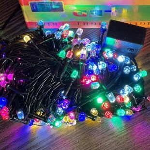 Гірлянда лінійна внутрішня 220V 200LED 4557 AND 98-50 Чорний дріт, мультиколор