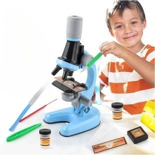 Дитячий мікроскоп Scientific Microscope Блакитний