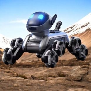 Робот-собака з музикою, дистанційним керуванням та 8 коліщатками Robot Dog