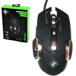 Комп'ютерна ігрова мишка GAMING MOUSE X6 з LED підсвічуванням