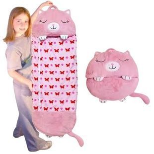 Детский спальный мешок-Подушка (130*50см) Baby sleeping bag Розовый