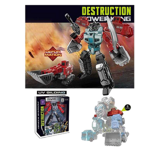 Трансформер Екскаватор Destruction Червоний
