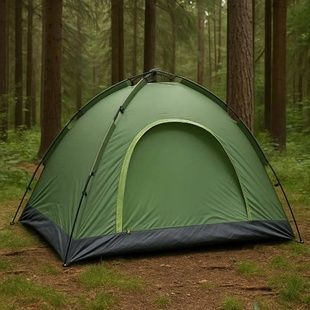 Палатка механическая 3-х местная однослойная 2*1,5*1,1м MA540 Зеленая