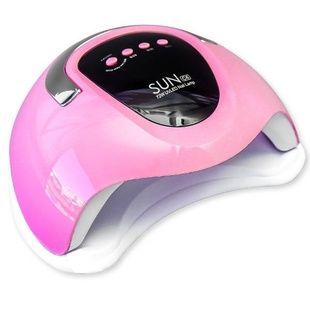 Лампа маникюрная для наращивания и гель-лаков SUN C6 nail lamp Розовая