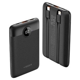 Power bank 10000mAh VEGER Type C/Lightning PD QC3.0 2A 22,5W C11 W1170 Чорний