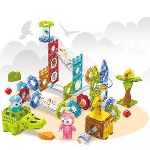 Конструктор 104 деталей Magic Magnetic Blocks. Animal Paradise