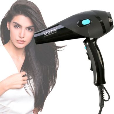 Профессиональный фен для волос Mozer MZ-3100 6000 Вт Черный