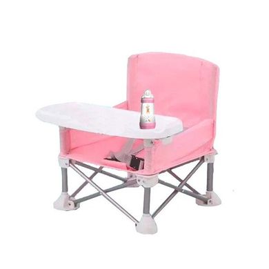 Складаний тканинний стіл для годування Baby Seat Рожевий