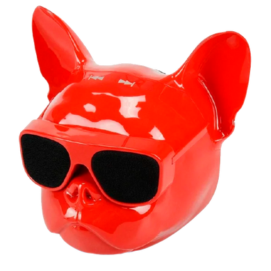Беспроводная колонка Bluetooth S3 голова собаки Красная