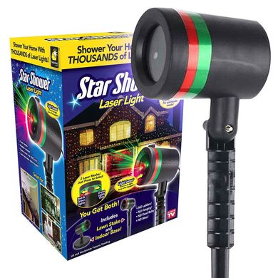 УЦЕНКА! Лазерный проектор Star Shower Laser Light ( laser light № 84 круглый) (УЦ-№-38)
