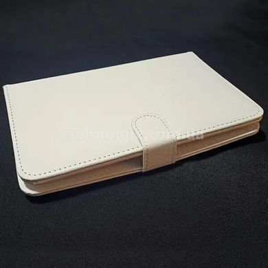 Чохол для планшета універсальний з клавіатурою з діагоналлю 7" Білий mini usb