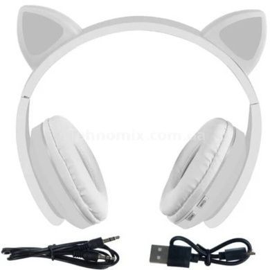 Бездротові навушники Bluetooth з котячими вушками LED СXT-B39 CATS