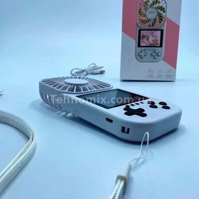 Игровая консоль с цветным экраном и вентилятором 500 игр HS-223 Белая