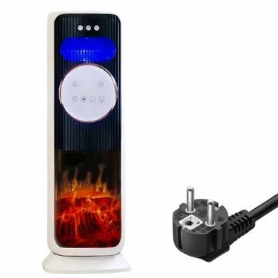 Кондиціонер-обігрівач підлоговий з імітацією каміна 2в1 X-719