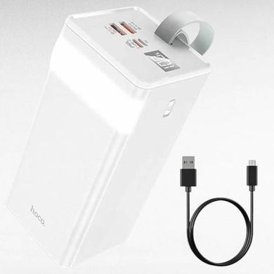 Power bank з дисплеєм 22,5W Hoco 60000MAH J89A Білий
