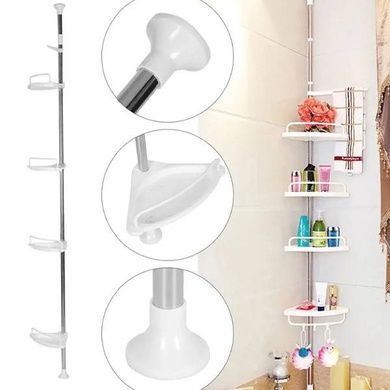 Раздвижная Полка Для Ванной Комнаты Угловая Multi Corner Shelf