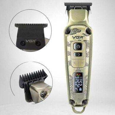 Аккумуляторная машинка для стрижки и шейвер 2 в 1 VGR V-641