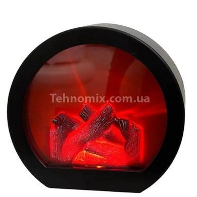 Камін декоративний з ефектом живого вогню USB/AA Fireplace Lantern LED TH-798 Чорний