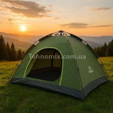 Намет механічний 3-місний одношаровий 2*1,5*1,1м MA540 Зелений