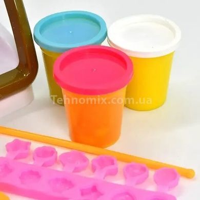 Набор теста для лепки 3 цвета Дессерты с формами Kitchen Dough
