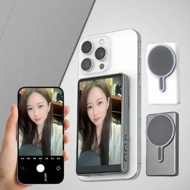 Экран магнитный с динамиками для фото и видеосъемки совместим с iOS9 и выше и с Android2.0 и выше X40 Серый