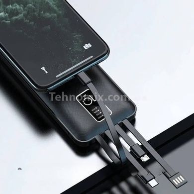 Power Bank Intelligence с проводами 20000 mAh Черный