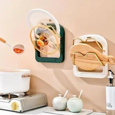 Утримувач кухонний для кришок Kitchen po cover rack Зелений