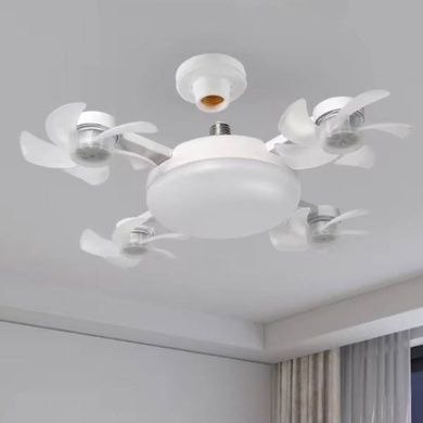 Лампа LED с 4 вентиляторами в патрон Е27 60W AY1053 Белая