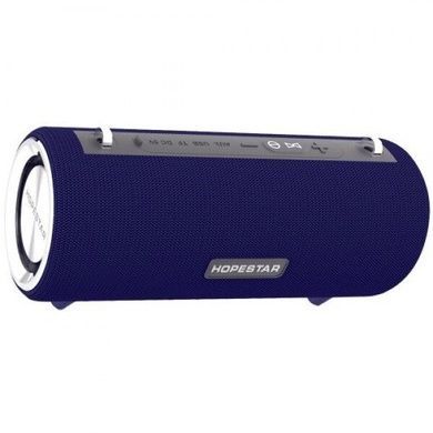 Портативна Bluetooth колонка Hopestar H39 з вологозахистом Темно-синя