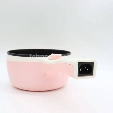 Кастрюля электрическая 1,5л 20см 600Вт 220V Electric Cooking Pot Розовая