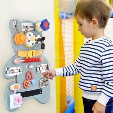 Бізіборд Ведмедик З 64846 Синій