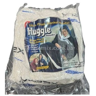 Толстовка-плед с капюшоном Huggle Hoodie Белый